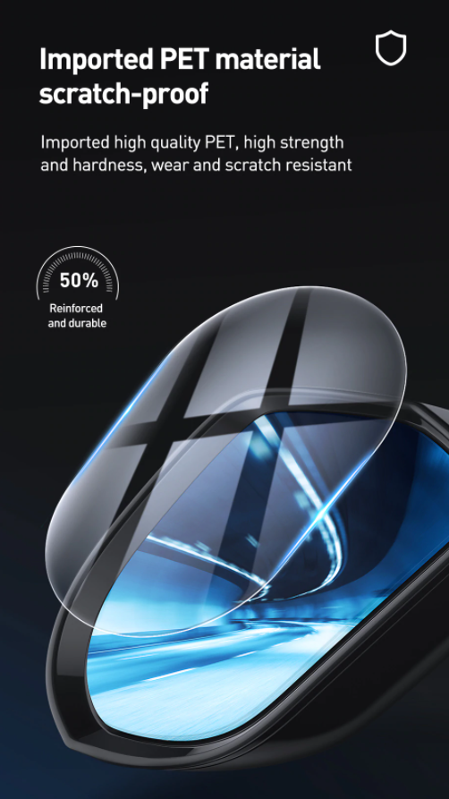 Water and Fog Proof Rearview Mirror Film