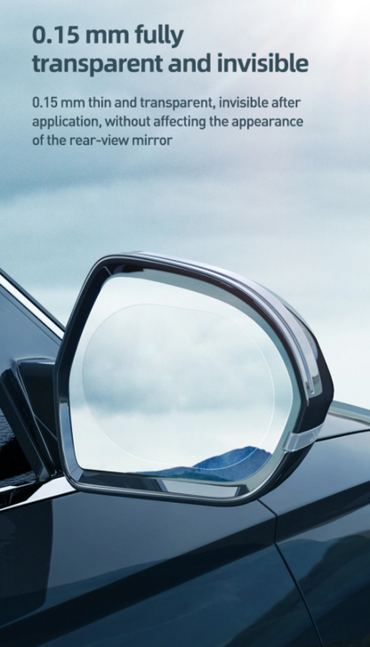 Water and Fog Proof Rearview Mirror Film